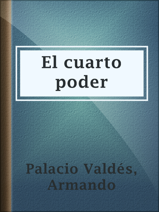 Cover image for El cuarto poder